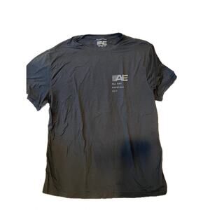 American Eagle Black T-Shirt Mens L